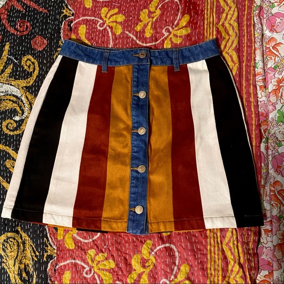 70s style suede skirt forever 21 - Picture 1 of 3